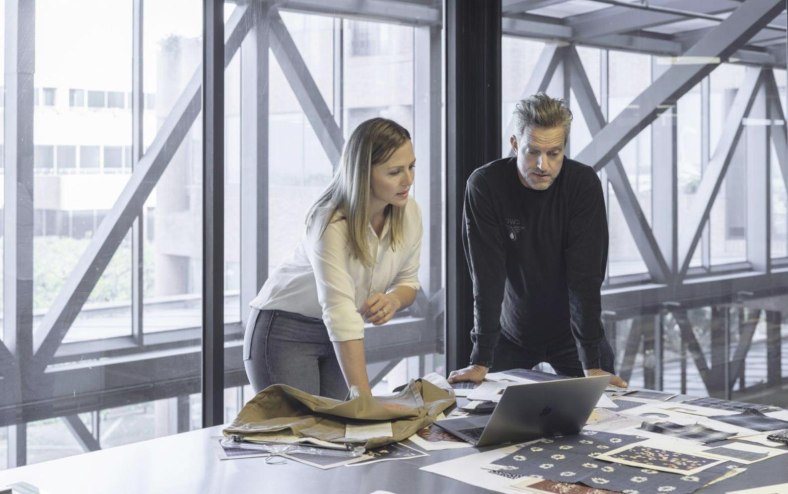 Students working on financial planning exercises